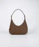A petite women's handbag with an elegant design - coffee